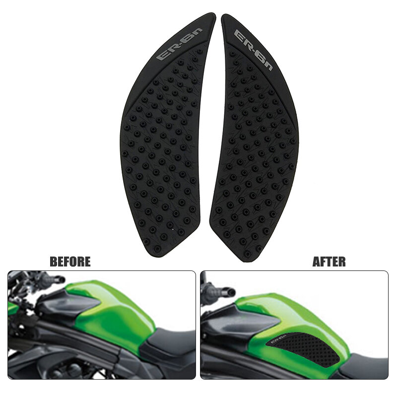 For Kawasaki ER6N ER-6N ER 6N 2006-2015 2010 2011 2012 2013 2014 Motorcycle Sticker Anti slip Fuel Tank Pad Side Gas Knee Grip
