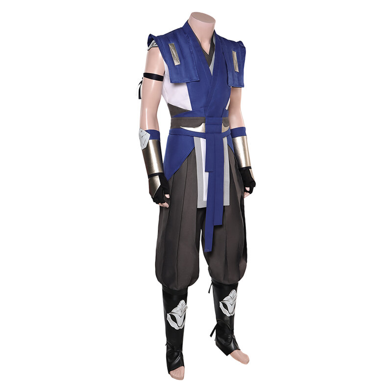 Sub Zero Cosplay Costume Game Mortal Cos Kombat Adult Men Male Fantasia Disguise Top Pants Mask Halloween Disguise Clothes Suit