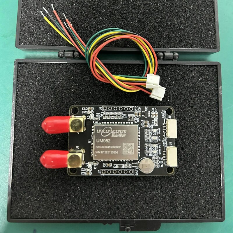 Module de positionnement différentiel au niveau du centimètre UM982 RTK, navigation GPS, nouveau récepteur d'alimentation ZED-F9P carte GNSS, 1 PC