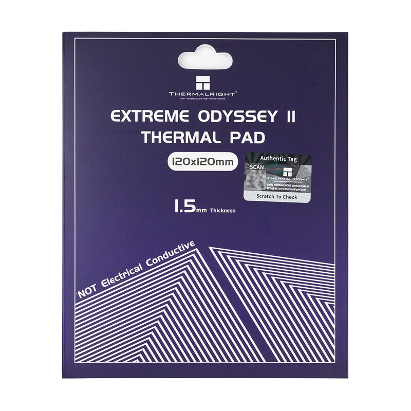 New Arrival Thermalright EXTREME ODYSSEY II Thermal Pad,14.8w/mk,Integrated Chip,Video Memory Heat Disspation,120x120MM