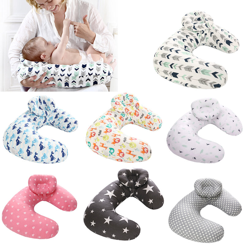 新生児用の純粋な綿のベビー枕,ママのための母乳育児枕