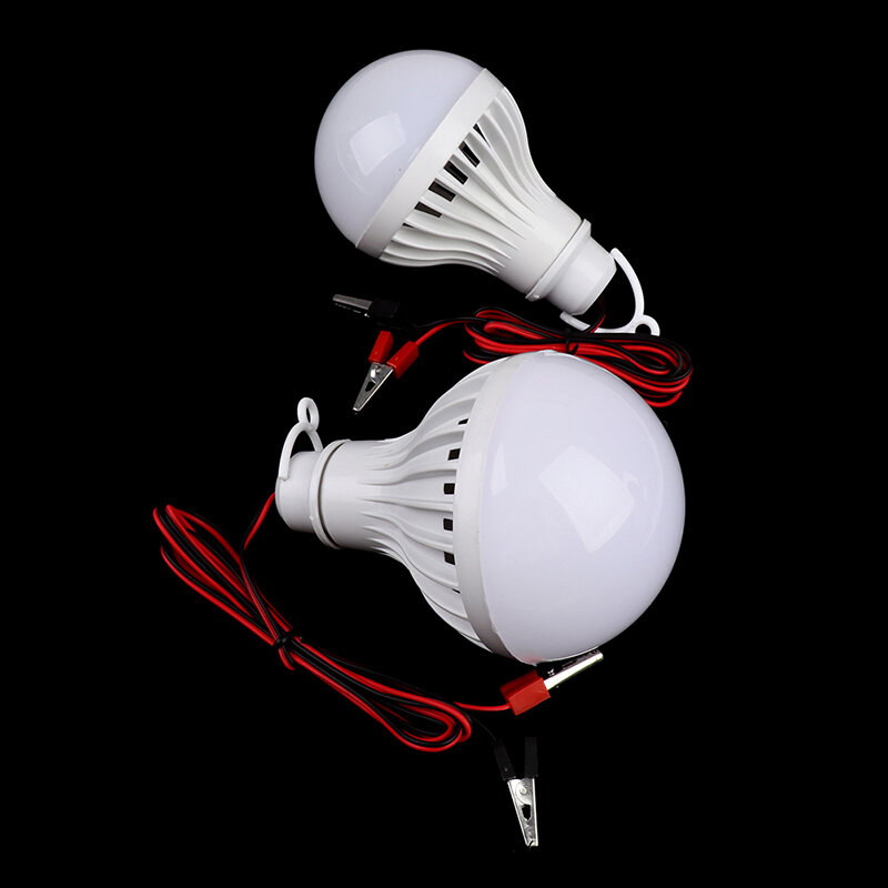 Ampoule LED Portable pour Tente de Camp Extérieur, Lampe de Nuit, 9W, 12W, 12V