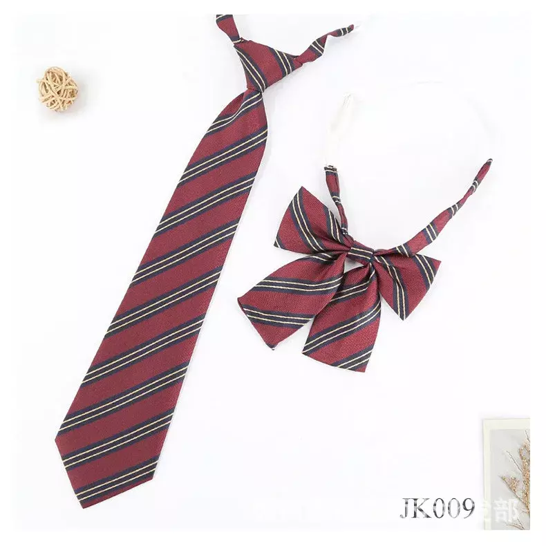 Gravata xadrez para homens e mulheres, gravata casual, estilo japonês, gravata fofa, acessórios escolares, gravatas da moda