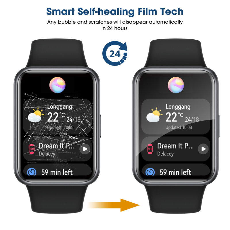 Miękka folia hydrożelowa do Huawei Watch Fit 2 Fit ES zakrzywiony SmartWatch zabezpieczający przed wybuchem ekran ochronny dla Huawei Fit2 nie szkło