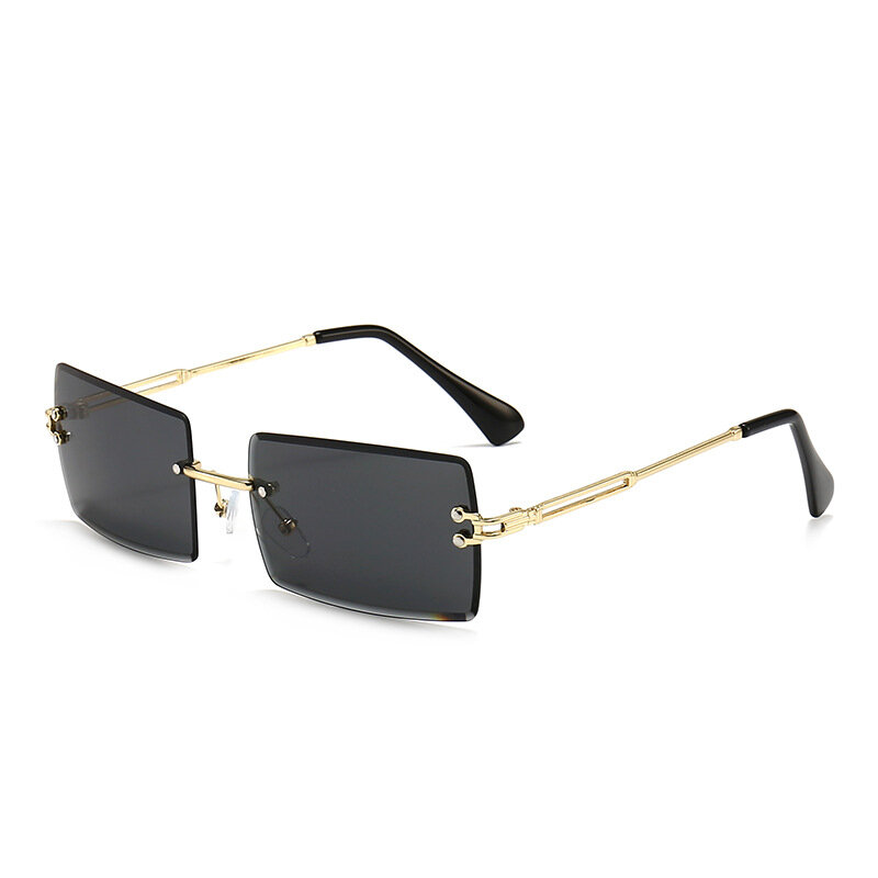 Luxury Sunglasses Rectangle Fashion Popular Women Men Shades Small Square Sun Glasses For Female Male Summer Traveling Oculos