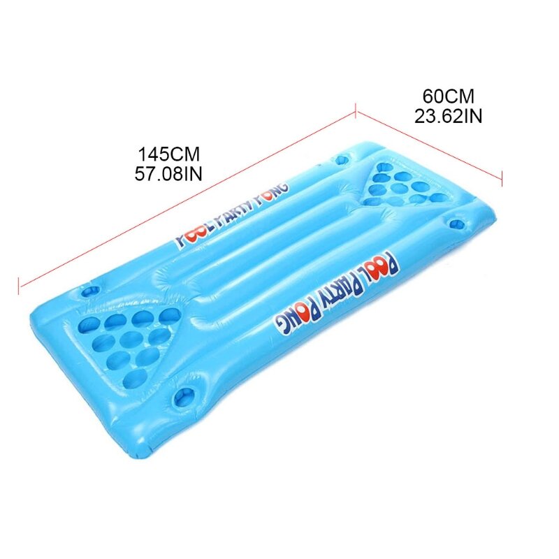 flutuante 127D, material plástico anti-vazamento, almofada flutuante para piscina, suprimentos para férias verão
