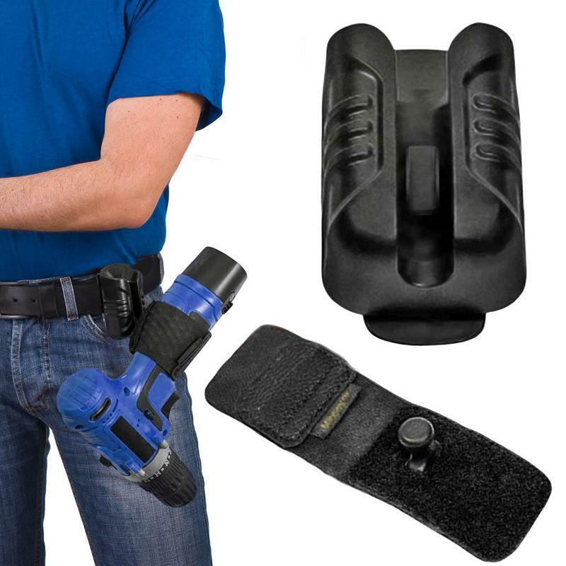 Étui à outils multifonctionnel pour perceuse électrique, outil de taille portable, vis à marteau, perceuse extérieure, clip portable