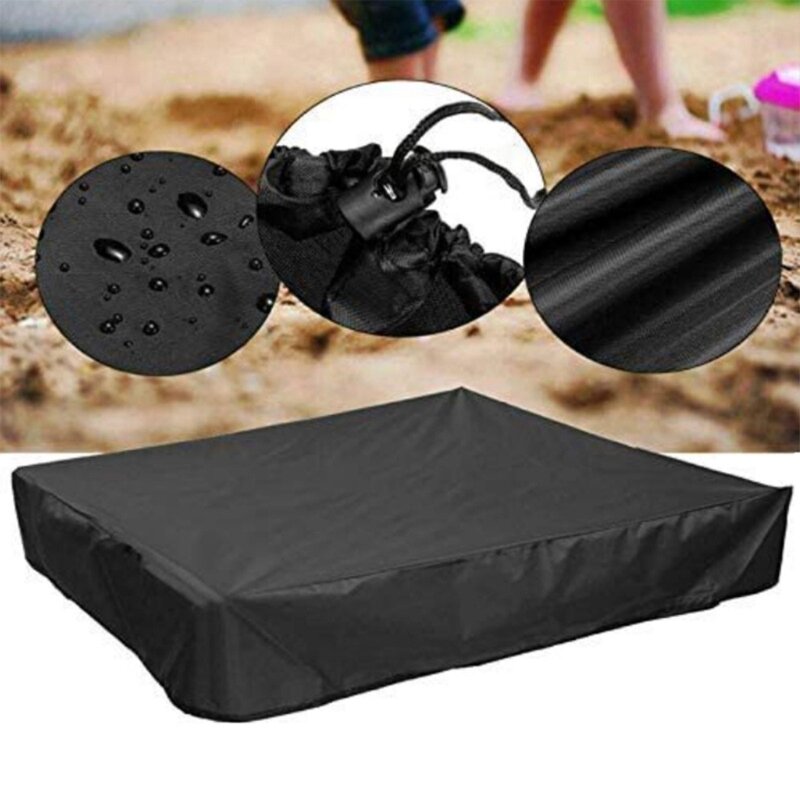 Capa caixa areia para crianças, proteção à prova d'água para diversão e proteção ar livre