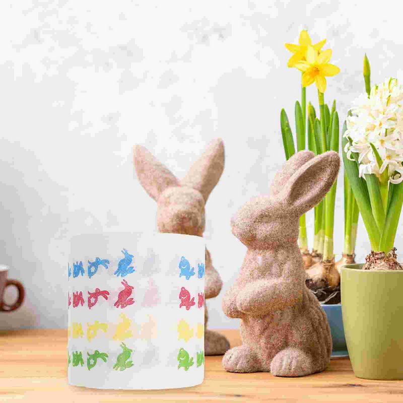 Easterパターン使い捨て便座紙、装飾ナプキン、ティッシュ装飾、2ロール