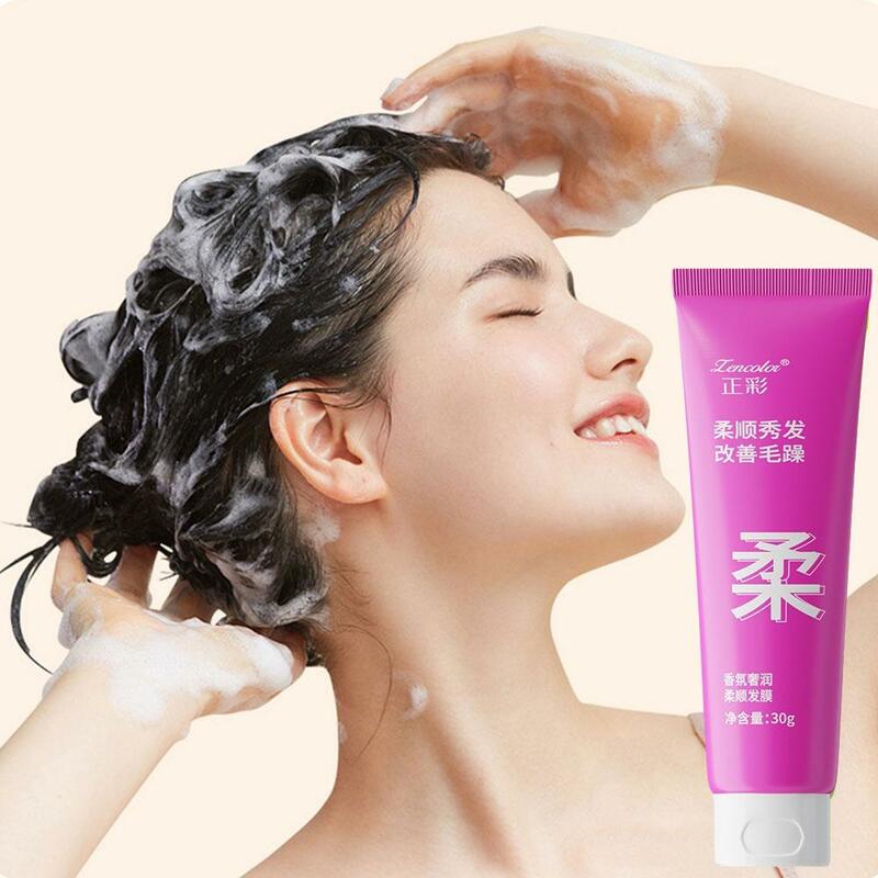 Magisches Haar 5 Sekunden Reparaturen Schaden krause weiche tiefe Pflege feuchtigkeit spendend glänzende Frauen Behandlung Haar produkte Glättung o7u0
