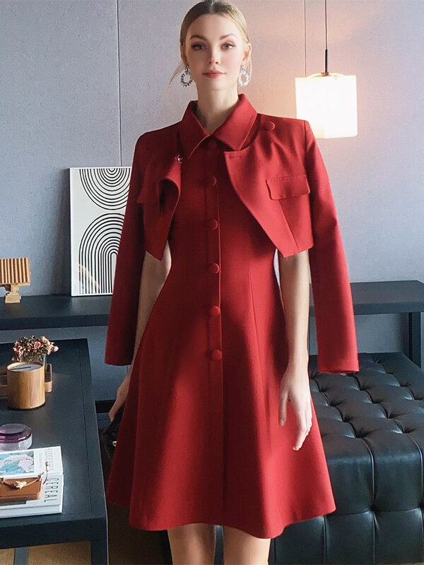 Gilet personnalisé de Style français pour femmes, boutique de tailleurs, tenue de célébrité, manteau deux pièces