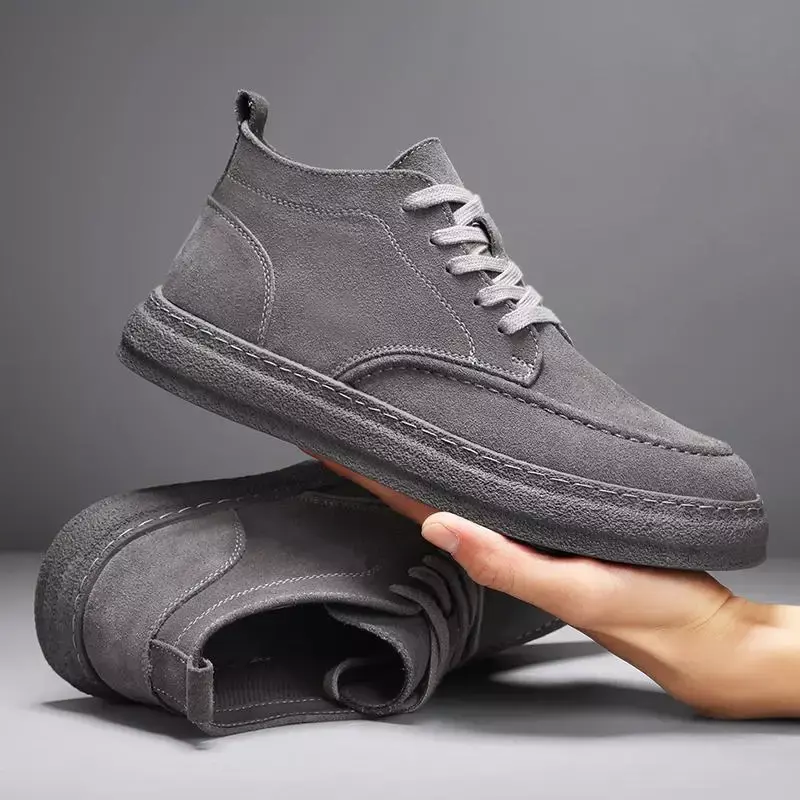 Мужские осенние черные ботинки Dr. Men 2023 в британском стиле, мотоциклетные рабочие ботинки, спортивные повседневные кожаные ботинки из мягкой кожи