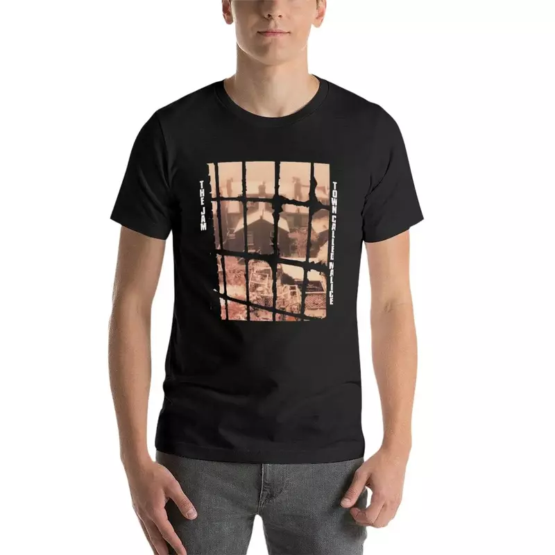 Camiseta de la ciudad llamada Malice para hombre, ropa estética con estampado animal, camisetas divertidas