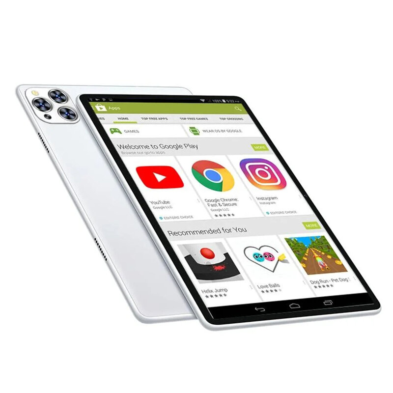 10,1 Zoll 4g/5g Telefonanruf Tablet 8GB RAM 256GB ROM MTK6762 Octa Core 3G WLAN Android 12 Tablet PC