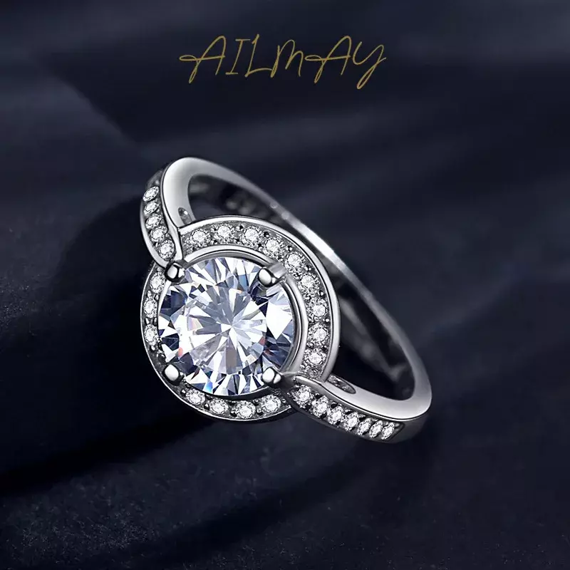 Новинка, женское кольцо из стерлингового серебра S925, роскошное блестящее кольцо с перекрестной линией европейского и американского стандарта
