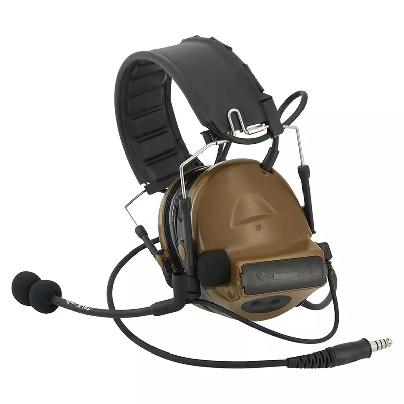 Ts TAC-SKY Afneembare Hoofdband Radio Comtac Ii Headset Tactische Civiele Versie Elektronische Gehoorbescherming Schieten Headset