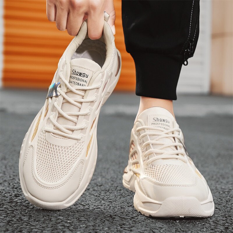 Men's Shoes New Summer Comfortable Breathable Non-slip Trendy Fashion Mesh Casual Shoes Outdoor Casual Sports Shoes Man Sneakers