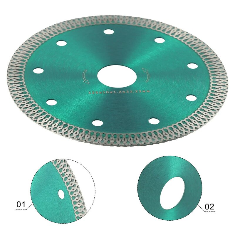Lama per sega diamantata 1PC 85-125mm 22.23mm diradamento Ultra Para disco in porcellana utensili da taglio per piastrelle in gres oscillante