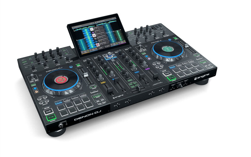 100% Original Products DJ Prime 4 White Limited Edition 4-Channel DJ Mixer Controller System