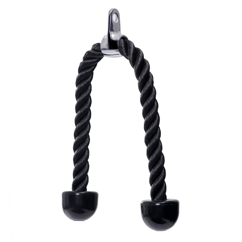 120/140/150CM Heavy Duty Triceps Rope Fitness Gym Biceps Exerciser Pull Down Workout Cord Body Building Pully Cable Attachments