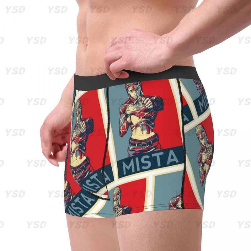 Jojo Bizarre Adventure Men's Boxer Briefs, Highly Breathable Underwear,High Quality 3D Print Shorts Birthday Gifts