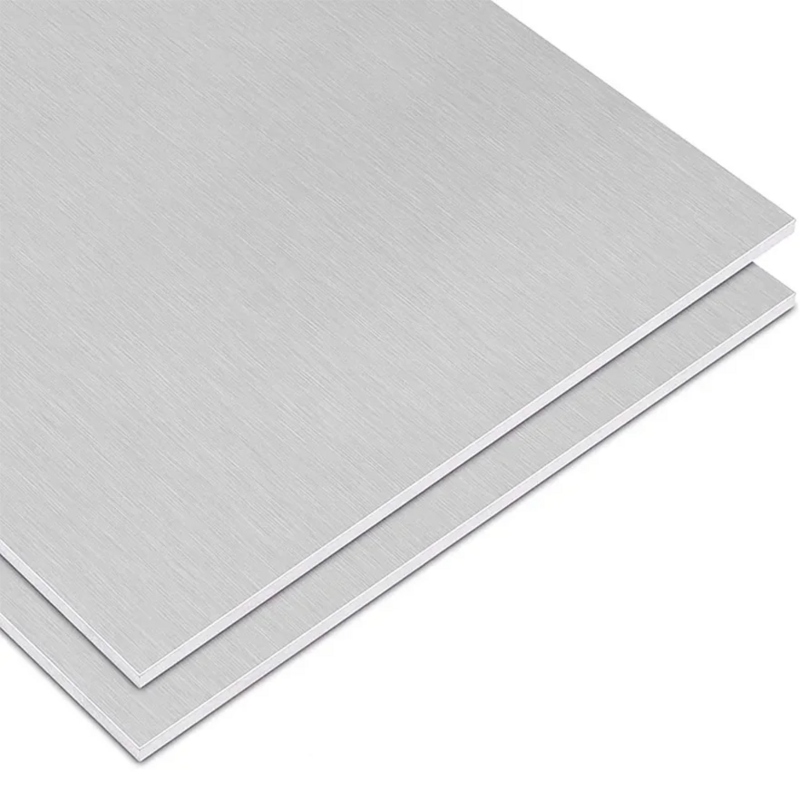 Placa de alumínio do metal liso, espessura 1mm, 2mm, 3mm, 4mm, 5mm, 6mm, 8mm