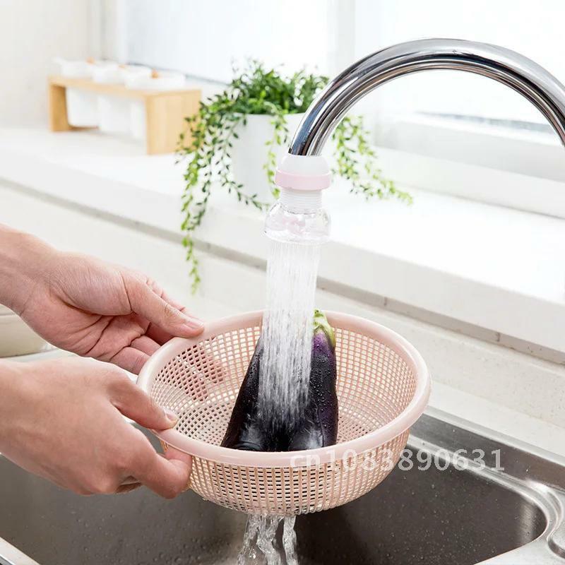 Keran dapur Nozzle keran semprotan mandi, keran dapur arah dapat disesuaikan Filter keran putar cerat aksesori kamar mandi hemat air