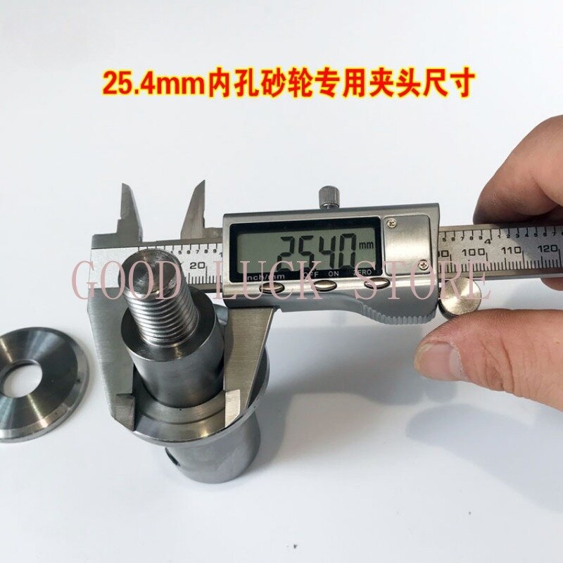 Husillo de agujero de 19mm a muela de diamante interior de 25,4/32mm, accesorios para máquina de tallado de Jade, 1 unidad