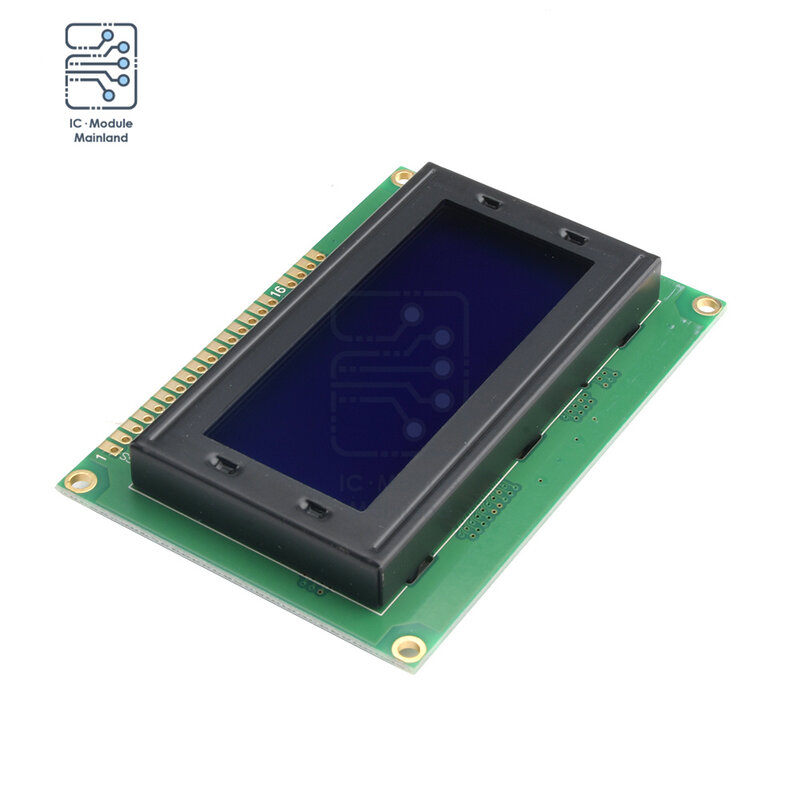 5V LCD1604 LCD 디스플레이 모듈 블랙 라이트 옐로우 블루 16x4 문자 LCD 모듈 보드 Arduino 디스플레이 유형 STN-LCD 블루