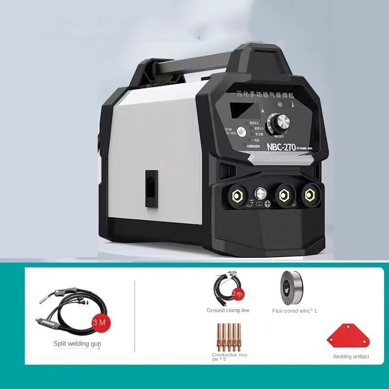 A Full Set of Gasless Welding Machine Second Protection Welding Machine 220V Large Body Portable High-Efficiency Welding Machine