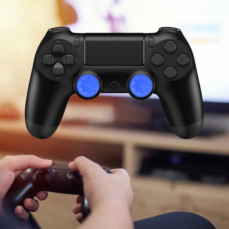 4Pcs Thumb Stick Grips Caps Voor Playstation 4 Ps4 Pro Siliconen Analoge Thumbstick Grips Cover Voor Xbox Ps3 Ps4 accessoires