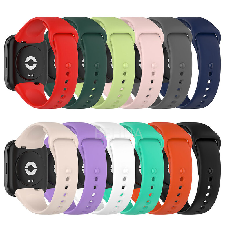Silicone Band Strap For XiaoMi Redmi Watch 3 Active /For Redmi Watch 3lite Watchstrap Smart Sport WristBand Bracelet Replacement