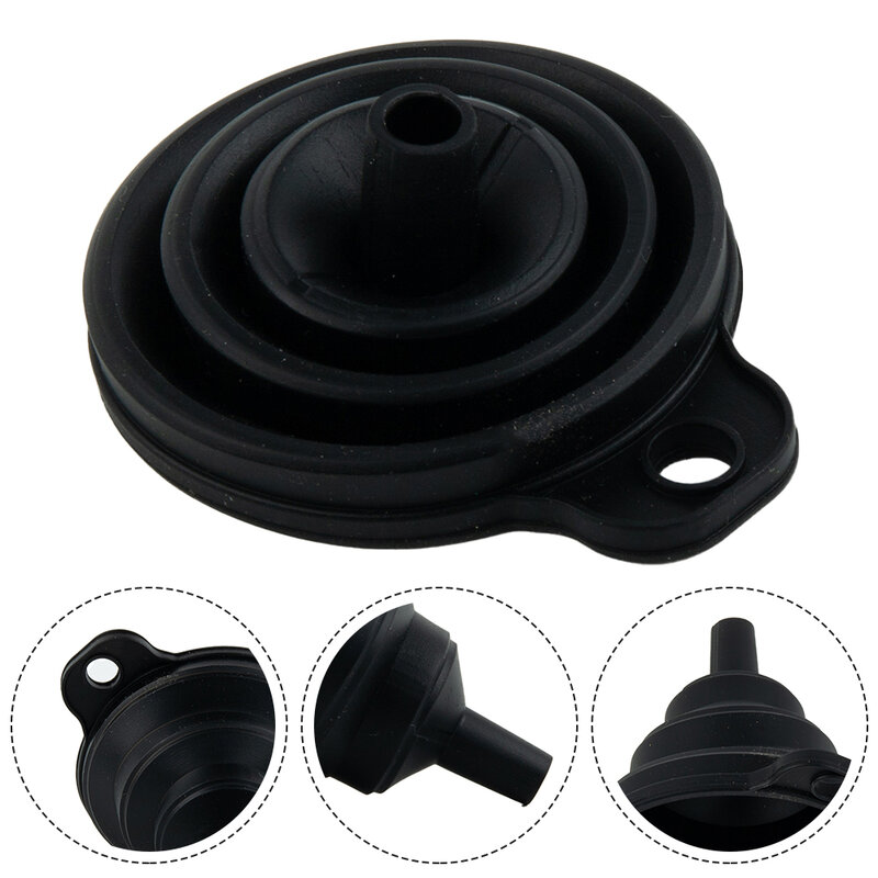 Car Funnel Collapsible Foldable High Quality Motor Oil Motor Oil Fuel Saving Engine -20°C To 220°C 12g 7cmX6cm