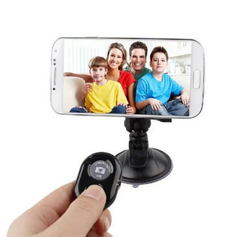 Botón de Control remoto compatible con Bluetooth, controlador inalámbrico, temporizador automático, palo de cámara, disparador, teléfono, monopié, Selfie