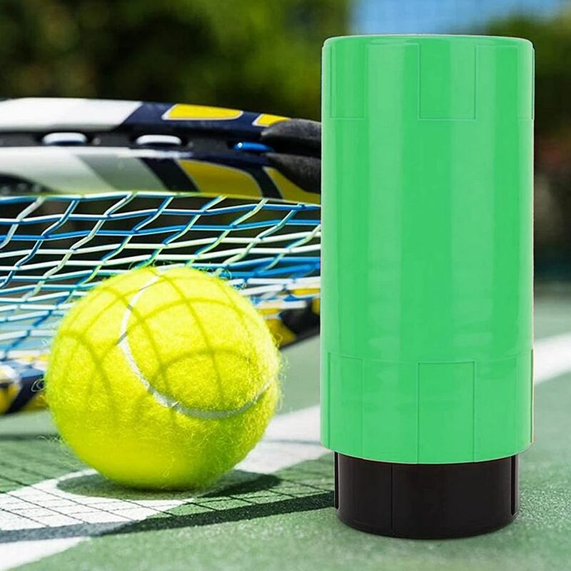Tennisball Sparer Sport Druck reparatur behälter bequeme Lagerung kann Haushalts sportarten pflegen grün