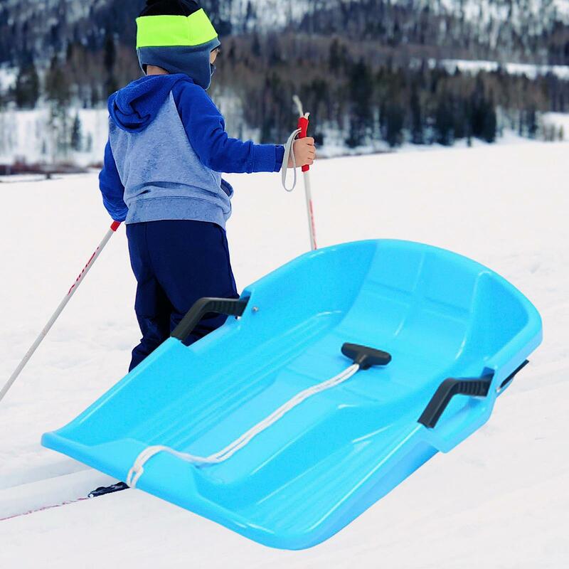 Papan seluncur salju, musim dingin luar ruangan papan salju rumput Snowboard Sled untuk anak-anak/dewasa, 60x