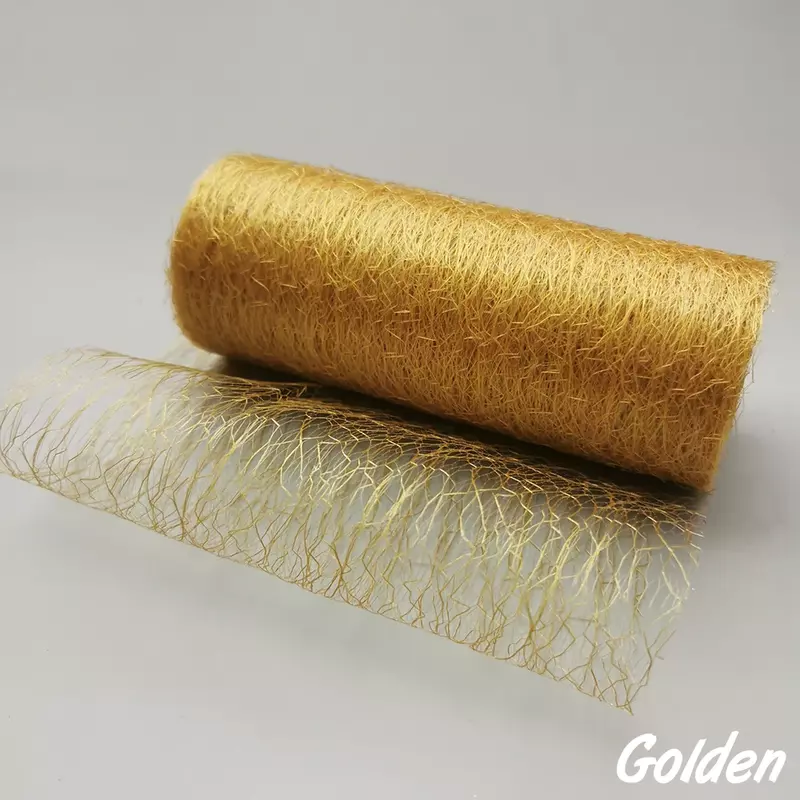 Gold And Silver Messy Webs, Spider Webs, Tulle Rolls, Large Hole Tulle Skirts, Floral Packaging, Birthday Party Diy, 6 Inches*10