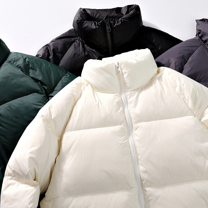 2022 New oversize Mens Warm New Casual Fashion Warm Parka Jacket Streetwear cappotti di cotone cappotto invernale piumino Basic da uomo