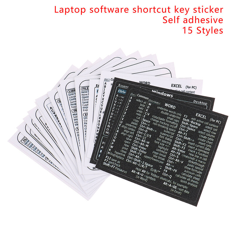 Наклейка на клавиатуру для ПК, ноутбуков и ноутбуков