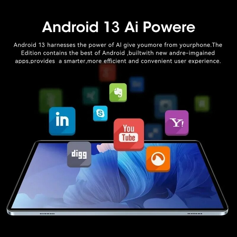 Tablet versi Global HD 4K Pad 6 Pro, Tablet PC 5G Dual SIM Card WIFI dengan sistem operasi Android 13 Snapdragon 2024 16GB + 1TB, kartu SIM ganda 888