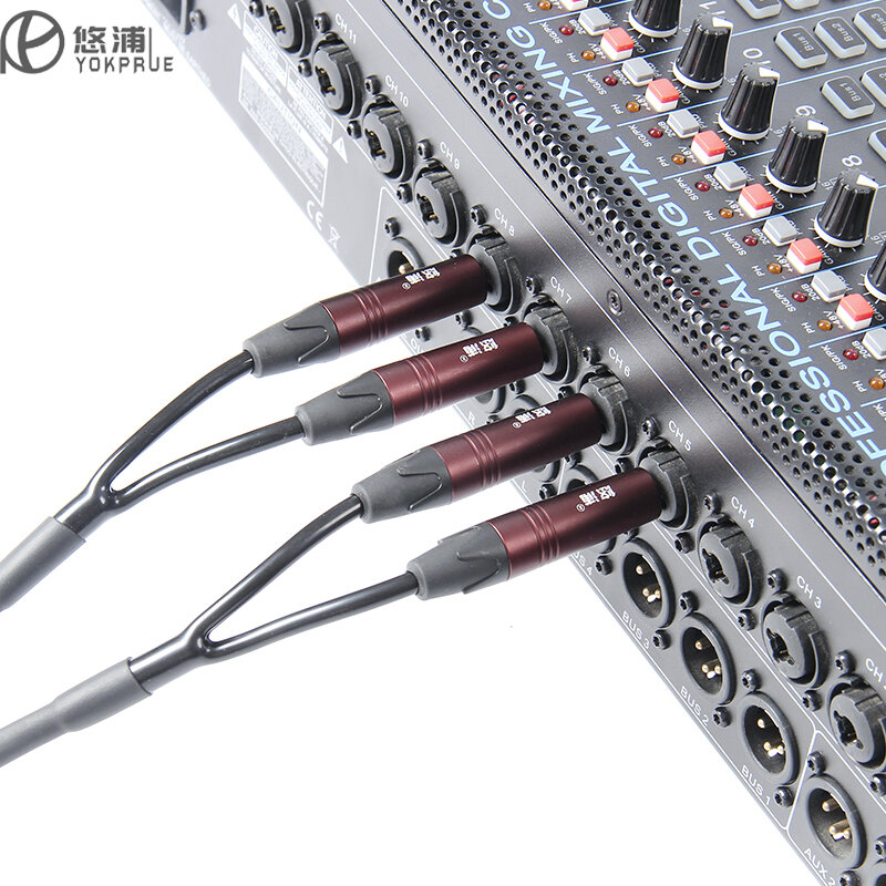 Youpu 3,5mm audio kabel, handy audio mixer anschluss kabel, doppel 6,5 audio kabel, reinem kupfer draht