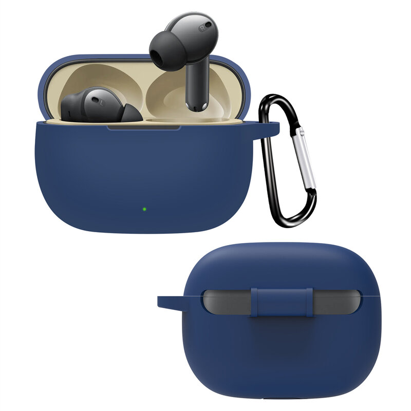 Casing pelindung Headphone T300, cocok untuk Realme Buds nyaman dipakai Gel silika anti-sidik jari anti-jatuh