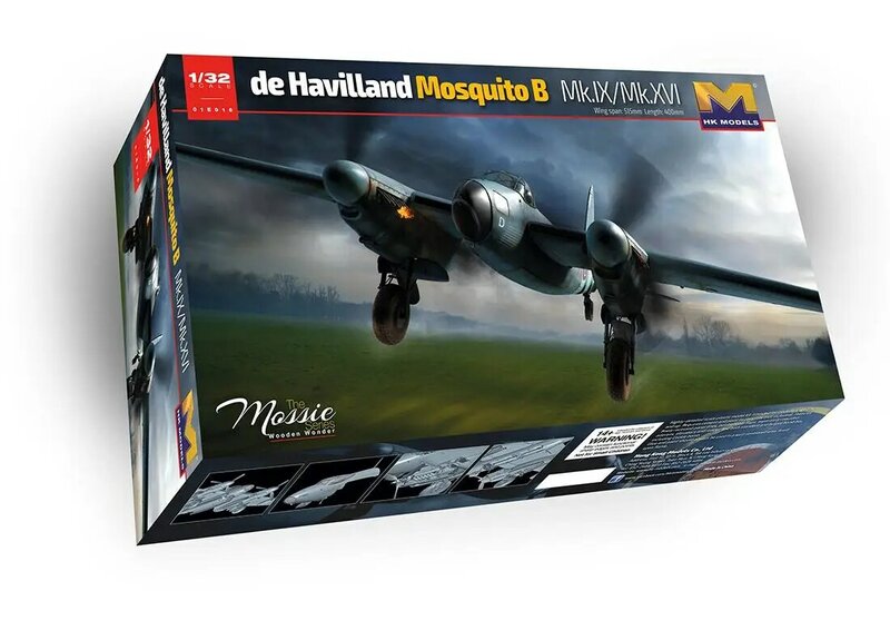 Hk Model 01e016 1/32 Schaal De Havilland Mug B Mk. Ix/Mk. Xvi (Plastic Model)