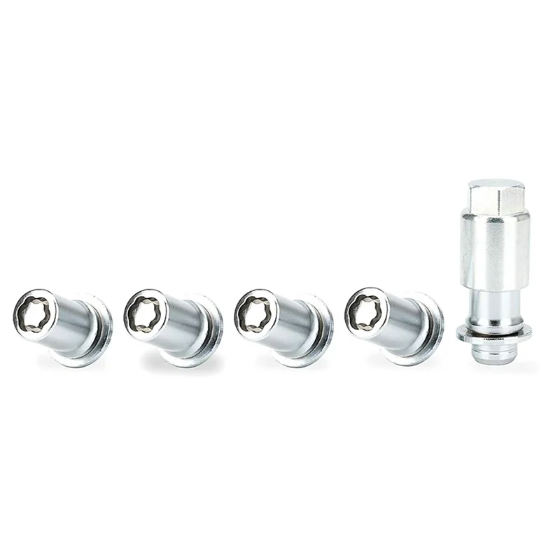 Liga Roda Lock Lug Nut Set para Toyota Lexus, Anti Roubo 00276-00901, 0027600901, 5pcs