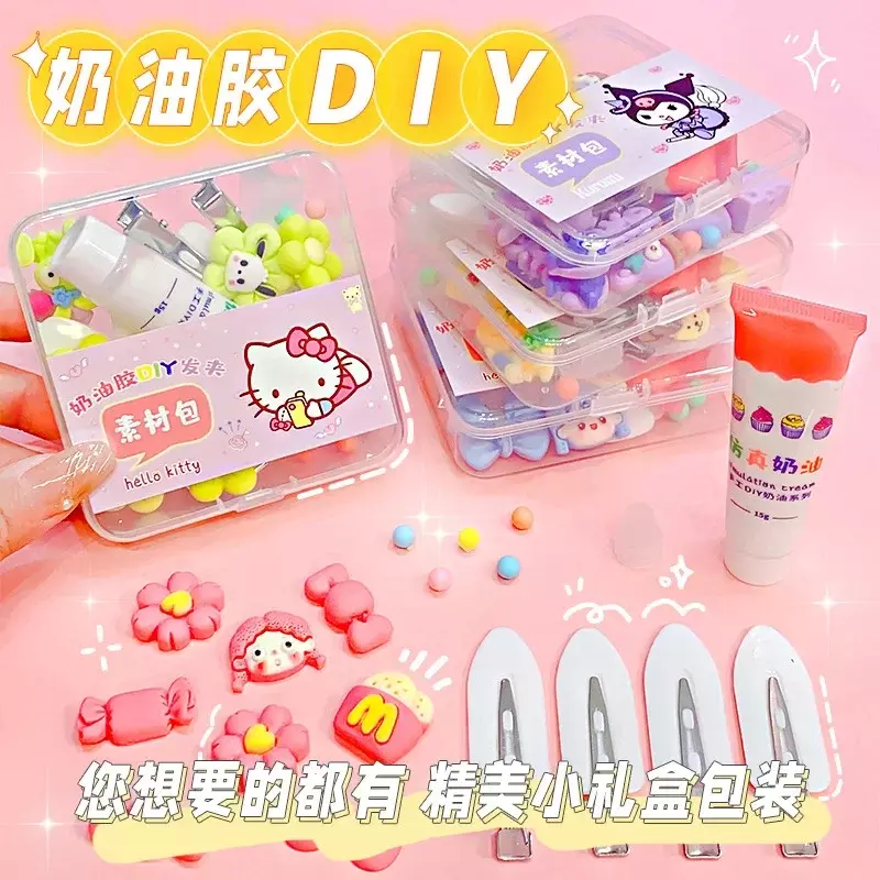 3d Hars Sticker Diy Haarspeld Box Set Polco Koreaanse Guka Handgemaakte Kinderen Geschenken Diy Cadeau Voor Kinderen