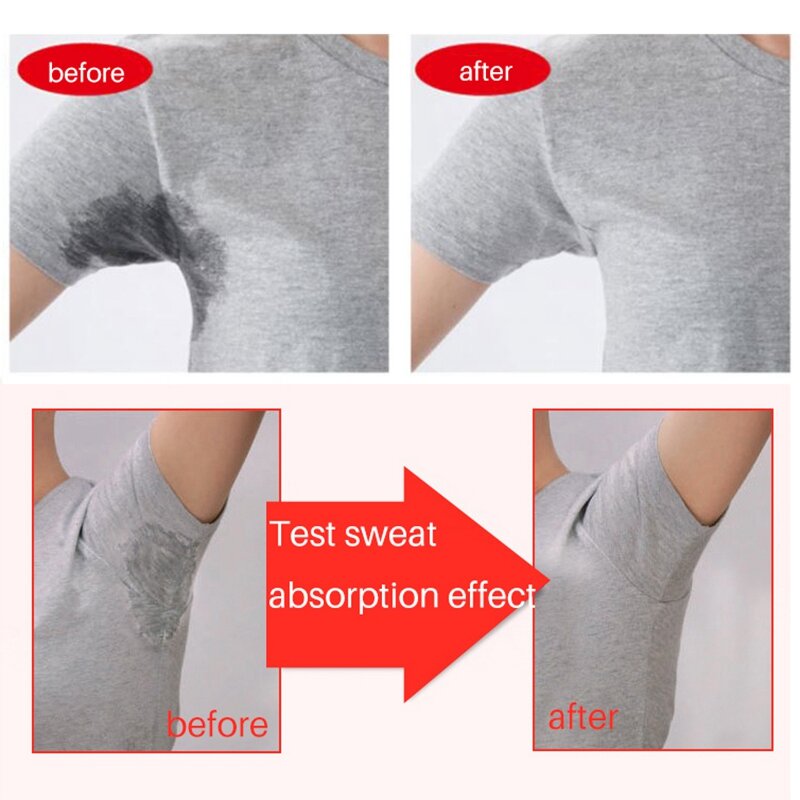 60PCS Underarm Armpit Sweat Perspiration Pads Shield Absorbing Sweat Pads Deodorant For Women Men