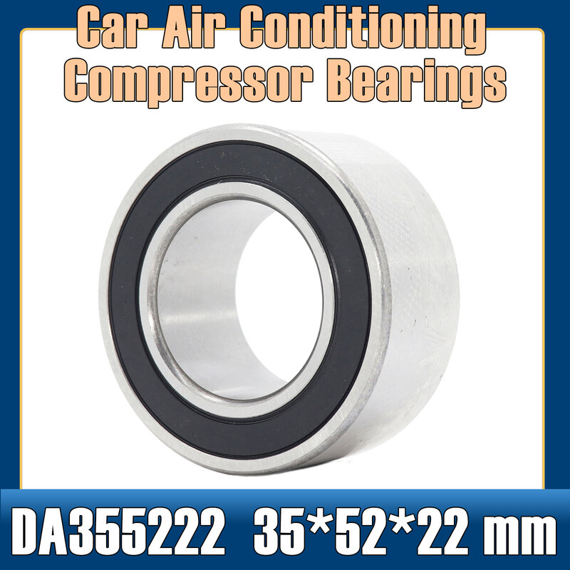 Rodamiento de DA355222-2RS para coche, rodamientos de compresor de aire acondicionado de 35x52x22mm (1 pieza), ABEC-5, doble sellado 35BD5222DFX7 2RS 355222