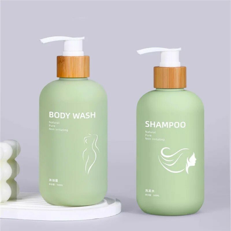200ml/300ml/500ml bottiglia di lozione vuota riutilizzabile Shampoo lozione Gel doccia contenitore Dispenser di sapone