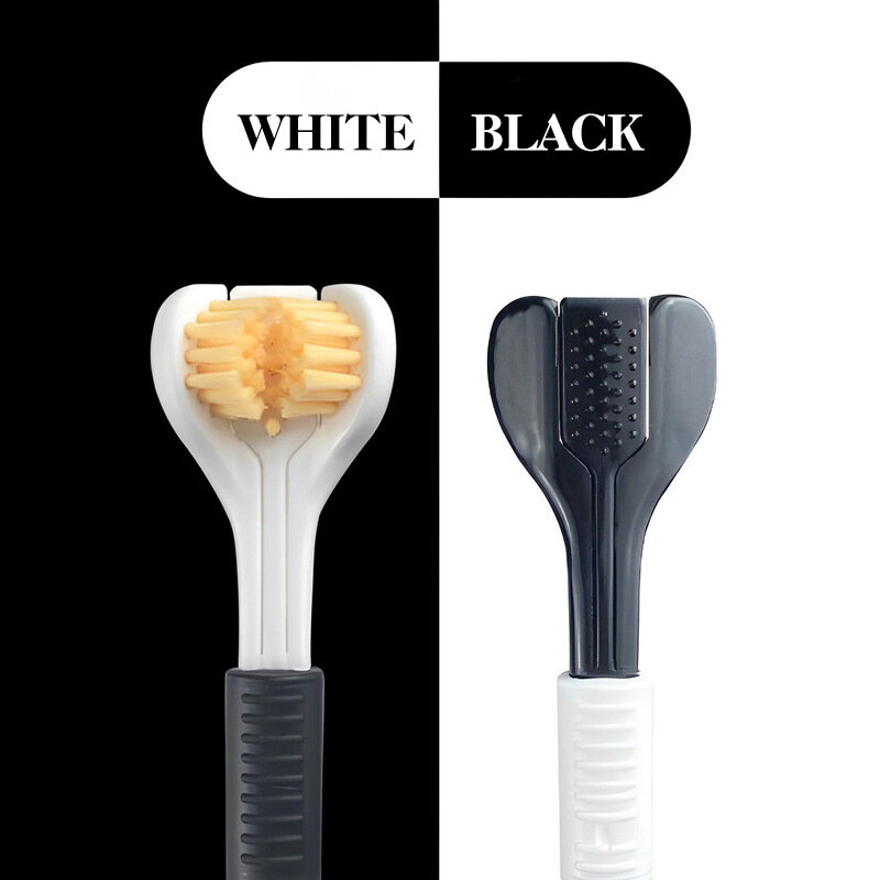 Escova de dentes macia 3-Sided do cabelo para adultos, cerdas macias ultra finas, segurança oral do cuidado, escova dos dentes para a saúde oral, 1Pc