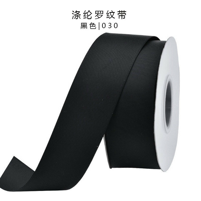YAMA((12 yards/roll) )black and white Single Face Satin Ribbons DIY Handmade Crafts Supplies Wedding Decoration Gift Wrapping